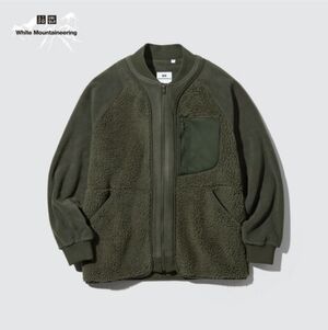 Uniqlo x White Mountaineering fleece  jacket size L in VGUC
